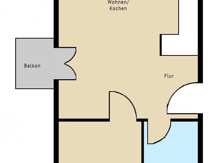 Wohnung zum Kauf 75.000 € 2 Zimmer 33,6 m²<br/>Wohnfläche Dachgeschoss, 4.<br/>Geschoss Neulindenau Leipzig 04179
