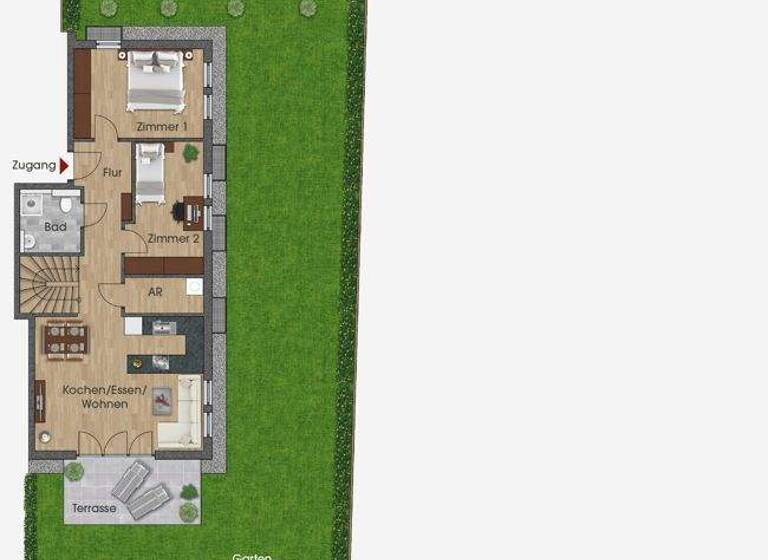 Wohnung zum Kauf 465.000 € 3 Zimmer 77 m² EG Freilassing 83395