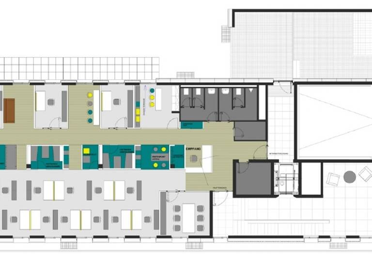 Bürofläche zur Miete - Erstbezug provisionsfrei 2.760 m² Bürofläche teilbar ab 2.291 m² Sendling-Westpark München 81373