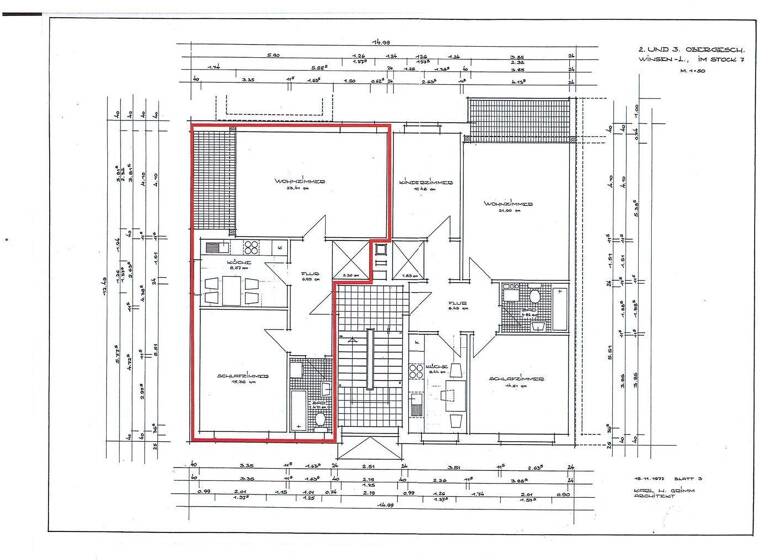 Wohnung zur Miete 680 € 2 Zimmer 64,3 m² 3. Geschoss frei ab 01.06.2026 Im Stock 7 Winsen 21423