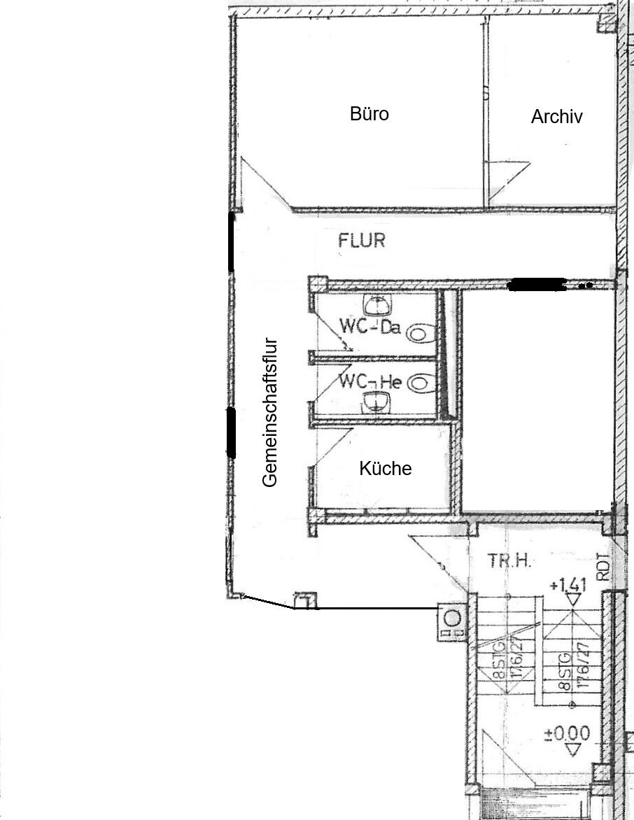 Büro-/Praxisfläche zur Miete 550 € 1 Zimmer 36 m²<br/>Bürofläche Feldkirchen Feldkirchen 85622