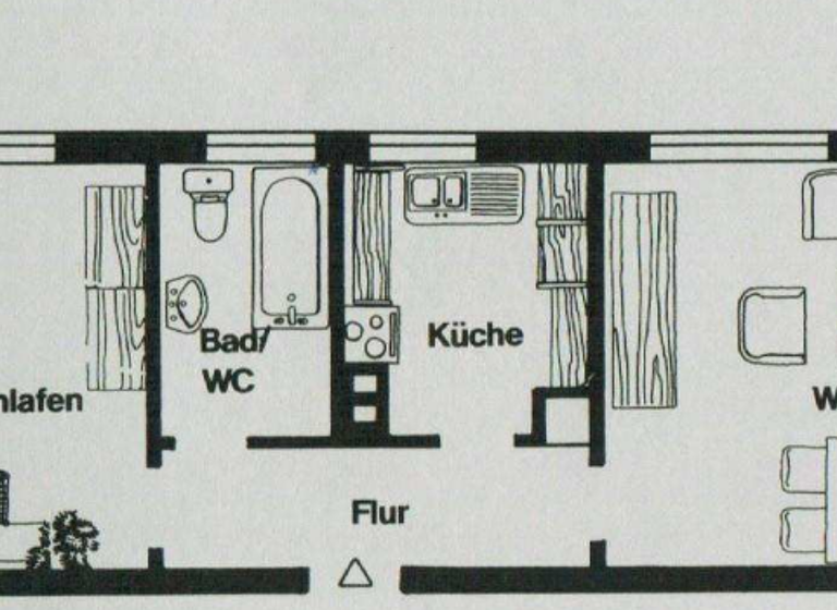 Wohnung zum Kauf 219.000 € 2 Zimmer 52 m² 2. Geschoss frei ab sofort Söflingen Ulm 89081