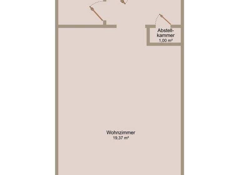 Studio zum Kauf 160.000 € 1 Zimmer 28 m² 1. Geschoss frei ab sofort Schöneberg Berlin 10825