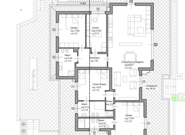 Penthouse zum Kauf 1.550.000 € 7 Zimmer 180 m² Padenghe Sul Garda 25080