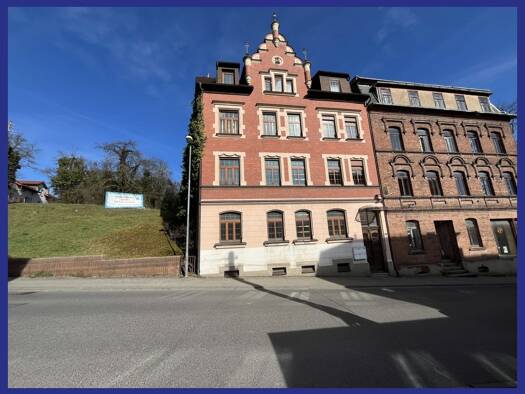 Haus zum Kauf 109.990 € 11 Zimmer 280 m² 965 m² Grundstück Orlamünder Straße 28 Pößneck,Stadt Pößneck 07381
