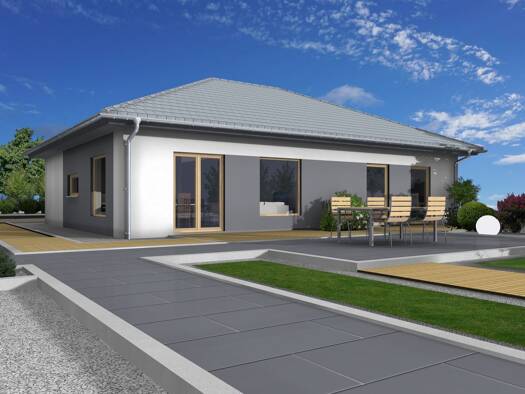 Bungalow zum Kauf provisionsfrei 384.830 € 4 Zimmer 115 m² 987 m² Grundstück frei ab sofort Burghausen-Rückmarsdorf Leipzig 04178