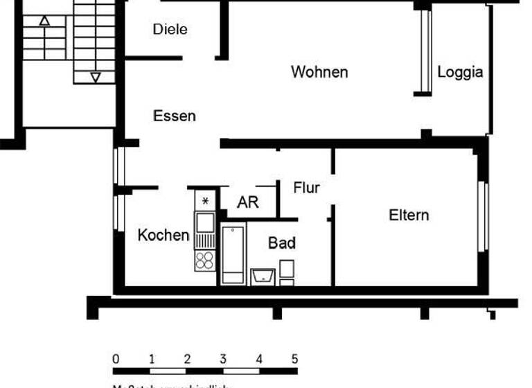 Wohnung zur Miete 449 € 2,5 Zimmer 61,6 m²<br/>Wohnfläche 1.<br/>Geschoss Rückertstraße 19 Obermarxloh Duisburg 47167