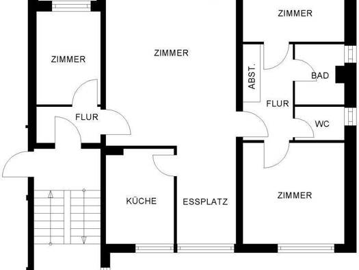 Wohnung zur Miete 684 € 4 Zimmer 89,3 m² EG frei ab 01.01.2026 Otto-Suhr-Straße 21 Eversten Oldenburg 26131