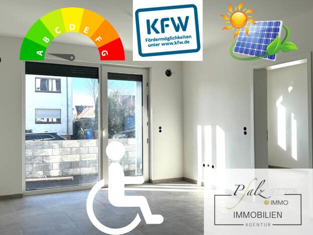 Wohnung zum Kauf - Neubau 188.000 € 2 Zimmer 53 m² EG Innenstadt Pirmasens 66953