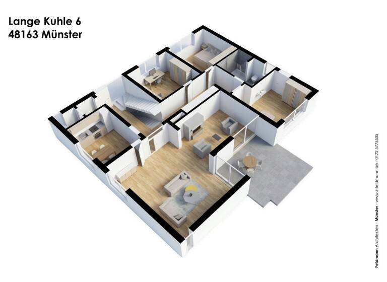 Mehrfamilienhaus zum Kauf 710.000 € 5 Zimmer 167 m² 763 m² Grundstück frei ab sofort Lange Kuhle 6 Amelsbüren Münster 48163