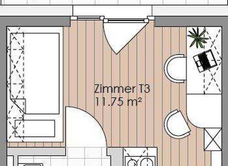 Studio zur Miete - Erstbezug 665 € 1 Zimmer 18,5 m² frei ab 01.03.2026 Hauptstraße 2a (Whg 46) Dietersheim Eching 85386
