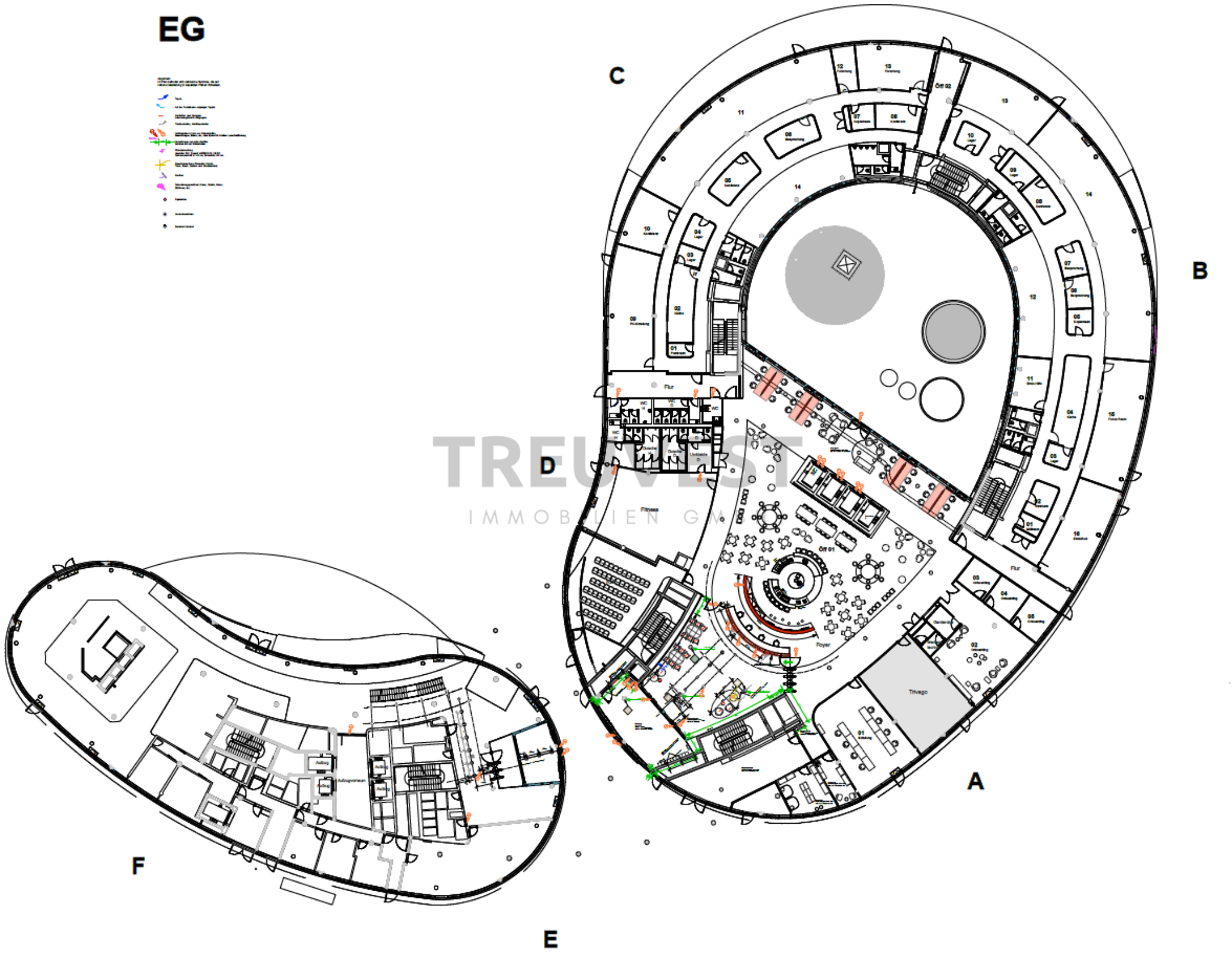 Bürofläche zur Miete provisionsfrei 22 € 9.030 m²<br/>Bürofläche ab 655 m²<br/>Teilbarkeit Hafen Düsseldorf 40221