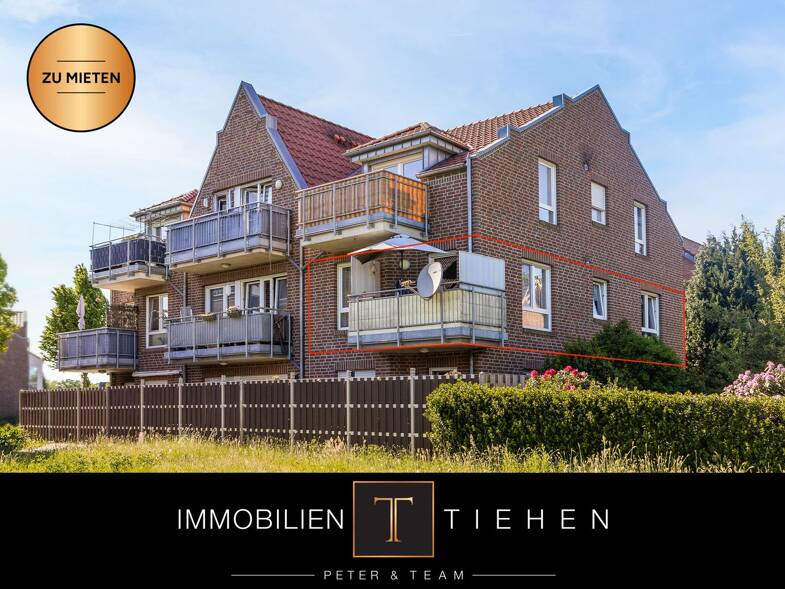 Wohnung zur Miete 590 € 2 Zimmer 58 m² frei ab 01.08.2025 Landegger Straße 58 Stadtkern Haren 49733