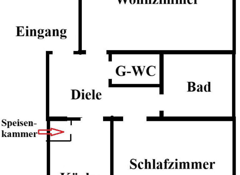 Wohnung zur Miete 890 € 2 Zimmer 72 m² 2. Geschoss frei ab sofort Hagelkreuzstraße 21 Hilden 40721