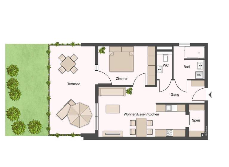 Wohnung zum Kauf 349.000 € 2 Zimmer 50,5 m² EG frei ab 01.03.2026 Seeboden am Millstätter See 9871