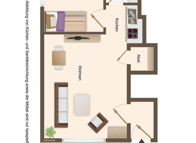 Wohnung zum Kauf 135.000 € 1,5 Zimmer 35 m² EG Grömitz 23743
