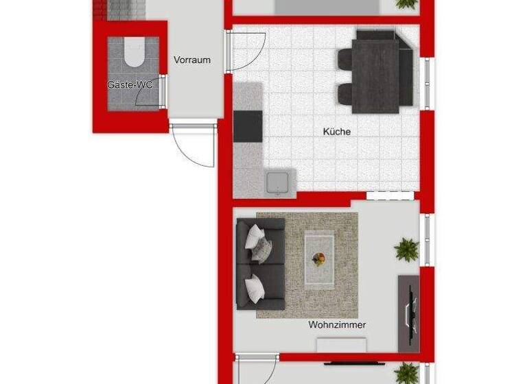 Wohnung zum Kauf 98.500 € 3 Zimmer 55,3 m² St. Pantaleon 5120