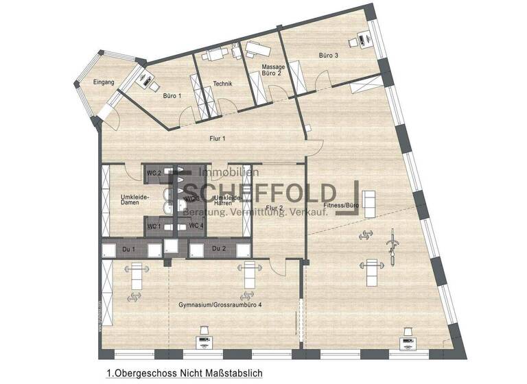 Praxis zur Miete 3.920 € 280,2 m² Bürofläche Biberach Biberach an der Riß 88400