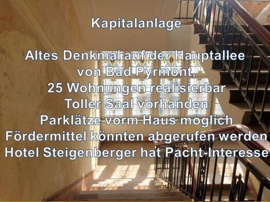 Mehrfamilienhaus zum Kauf 55 Zimmer 1.200 m² 700 m² Grundstück Bad Pyrmont 31812