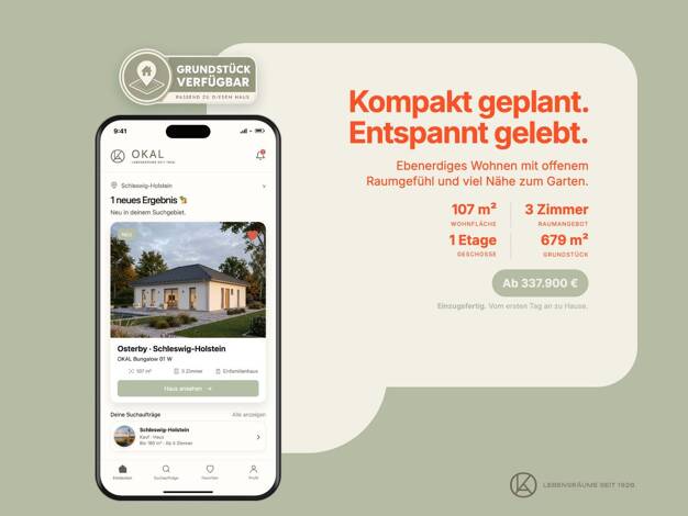 Bungalow zum Kauf 337.900 € 3 Zimmer 106 m² 679 m² Grundstück Osterby 24367