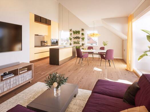 Penthouse zum Kauf - Erstbezug provisionsfrei als Kapitalanlage geeignet 498.225 € 3,5 Zimmer 77 m² Bahnhofstraße 16 Mimmenhausen Salem 88682