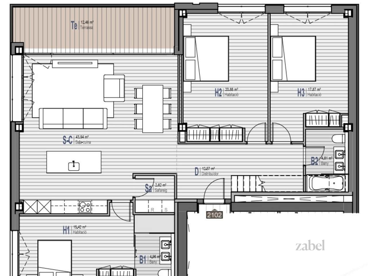 Wohnung zum Kauf provisionsfrei 1.735.000 € 4 Zimmer 145 m²<br/>Wohnfläche Escaldes - Engordany AD700