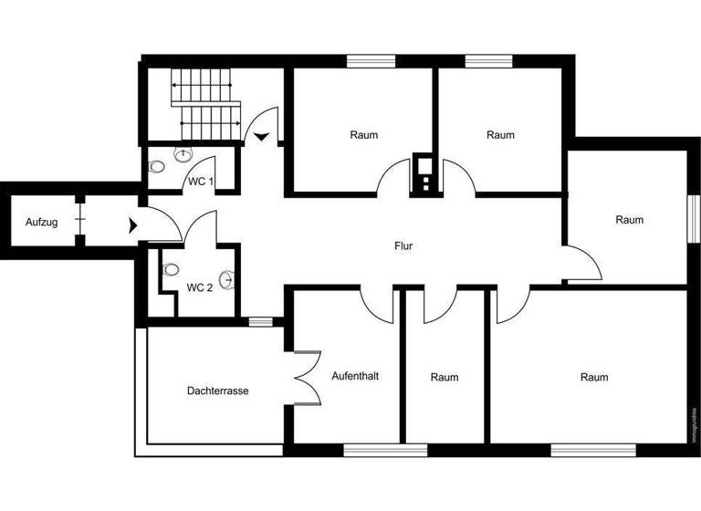 Praxis zur Miete 1.450 € 6 Zimmer 145 m² Bürofläche Neheim-Hüsten Arnsberg / Neheim 59755