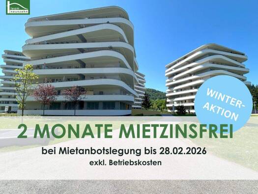 Wohnung zur Miete 578 € 2 Zimmer 49,7 m² 3. Geschoss Olga-Rudel-Zeynek-Gasse 14 Straßgang Graz 8054