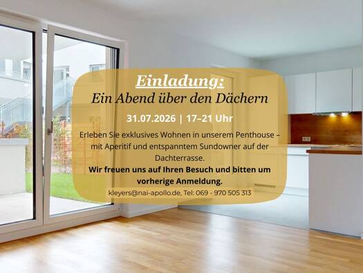 Wohnung zum Kauf - Erstbezug 319.900 € 1 Zimmer 35,6 m² Gallus Innenstadt I 60326