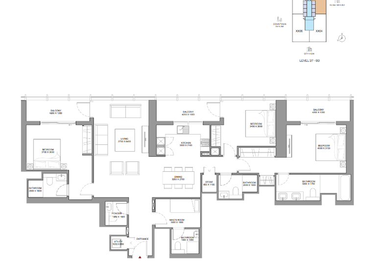 Wohnung zum Kauf 1.105.193 € 5 Zimmer 174,1 m² Dubai