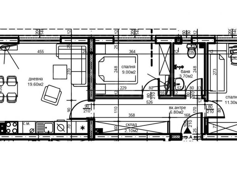 Studio zum Kauf 83.500 € 3 Zimmer 72,5 m² Plovdiv