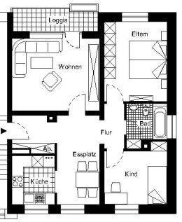 Wohnung zur Miete 679 € 3 Zimmer 71,5 m²<br/>Wohnfläche 3.<br/>Geschoss Liethstück 40 Vorwerk Schildesche Bielefeld 33611