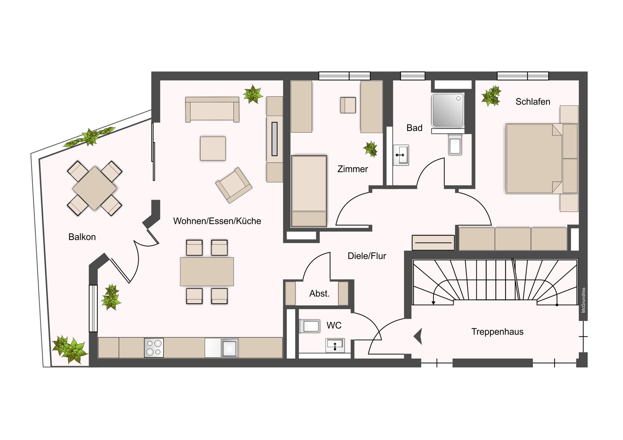 Wohnung zur Miete 950 € 3 Zimmer 81 m²<br/>Wohnfläche Weinsberg Weinsberg 74189