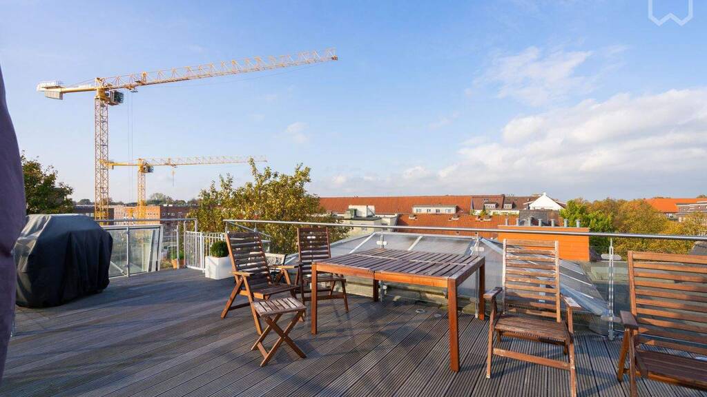 Wohnung zur Miete Wohnen auf Zeit 3.500 € 3 Zimmer 111 m² frei ab sofort Barmbek-Nord Hamburg 22305