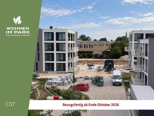 Wohnung zum Kauf - Neubau provisionsfrei 399.900 € 2 Zimmer 76,8 m² 1. Geschoss Am Simontalgraben 23 Langenau Langenau 89129