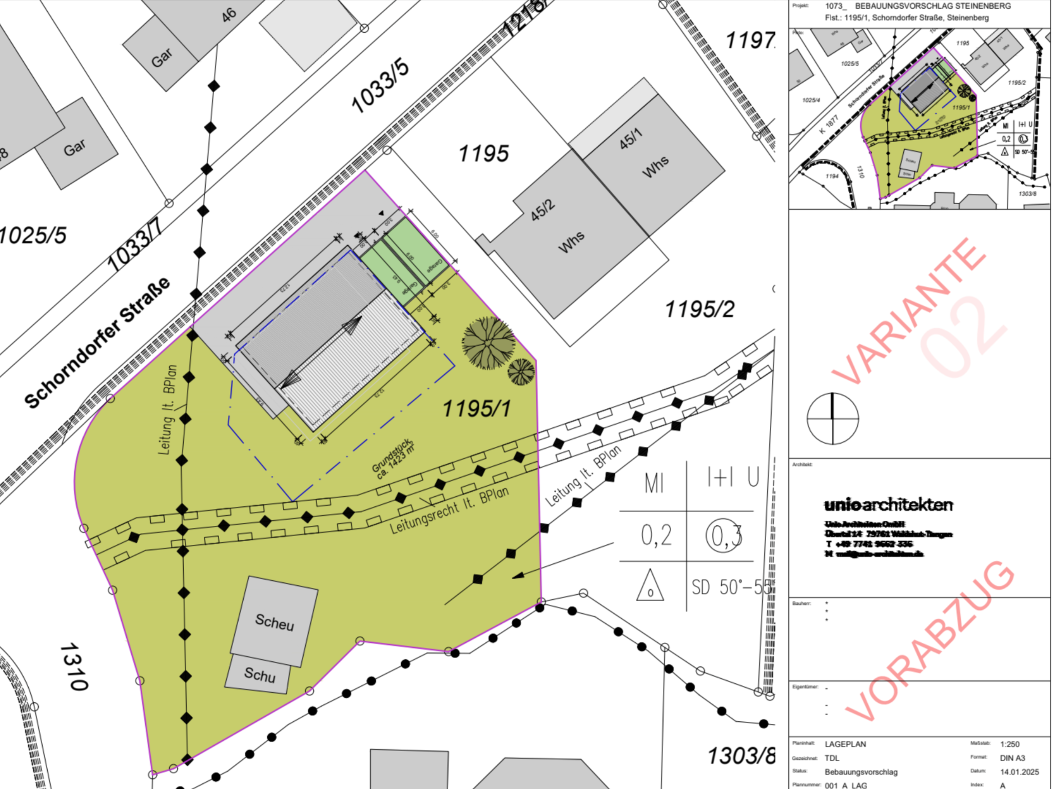 Grundstück zum Kauf provisionsfrei 427.700 € 1.423,8 m²<br/>Grundstück Steinenberg Rudersberg 73635