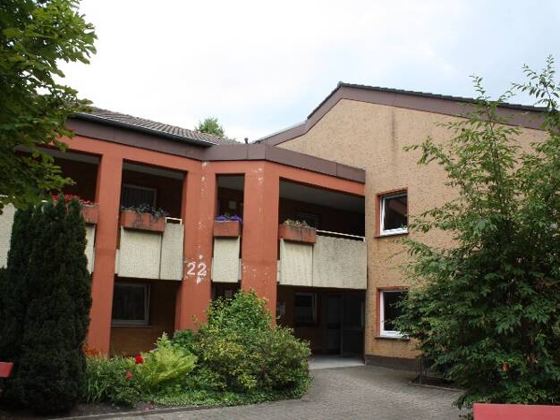 Wohnung zur Miete nur mit Wohnberechtigungsschein 323 € 2,5 Zimmer 59,7 m² 1. Geschoss frei ab 01.11.2025 In der Siedlung 22 Rünthe Bergkamen 59192
