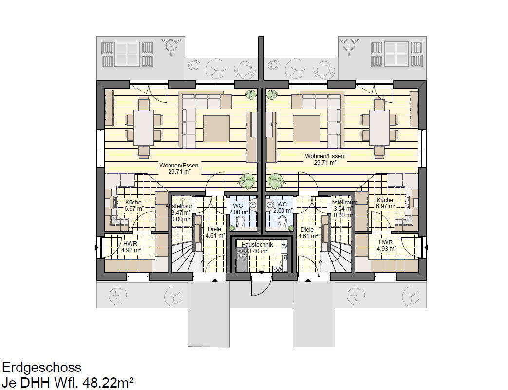 Doppelhaushälfte zum Kauf 399.950 € 4 Zimmer 106 m²<br/>Wohnfläche 220 m²<br/>Grundstück Hundsmühler Höhe Oldenburg (Oldenburg) / Eversten 26131