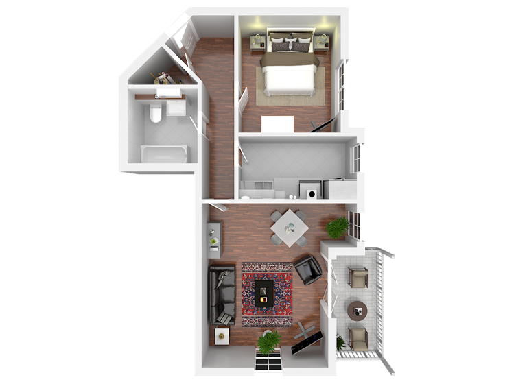 Wohnung zur Miete 2.400 € 2 Zimmer 70 m² 1. Geschoss Wehrda Marburg 35041