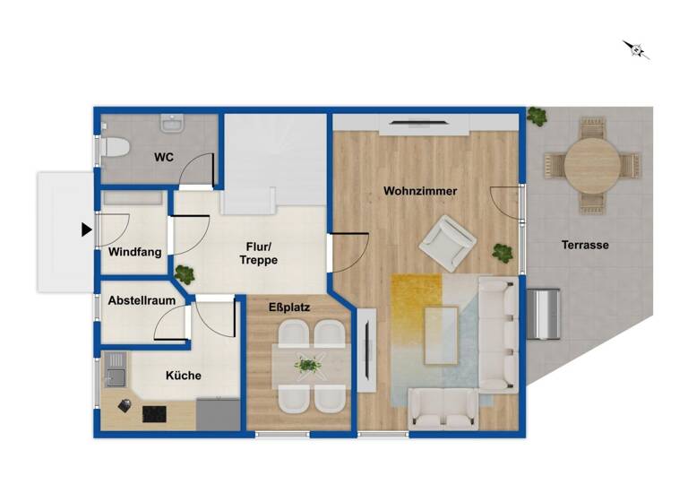 Doppelhaushälfte zum Kauf 193.000 € 4 Zimmer 90 m²<br/>Wohnfläche 640 m²<br/>Grundstück Glocksin Neverin 17039