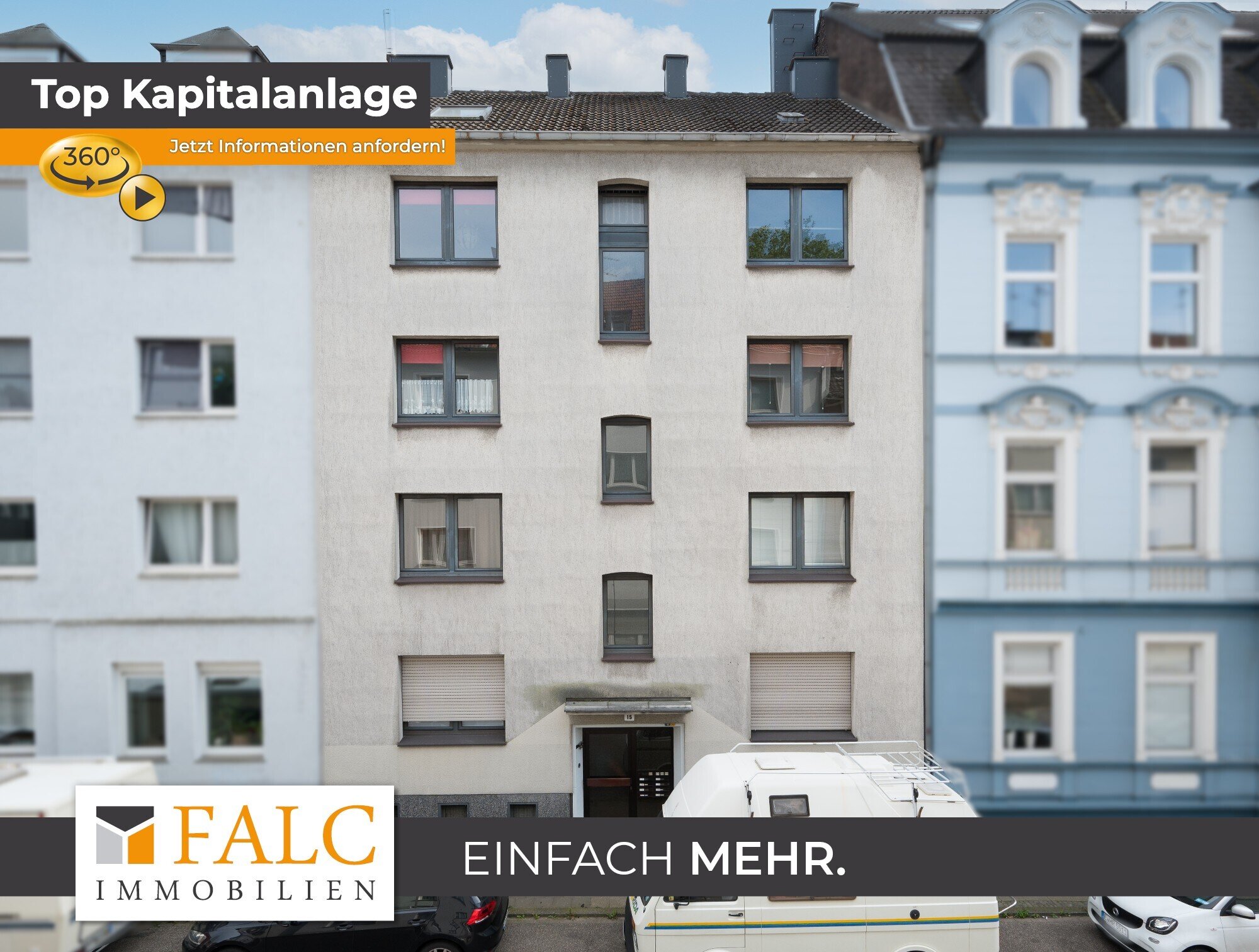 Mehrfamilienhaus zum Kauf als Kapitalanlage geeignet 999.999 € 20 Zimmer 510 m²<br/>Wohnfläche 319 m²<br/>Grundstück Krawehlstraße 15 Rüttenscheid Essen 45130