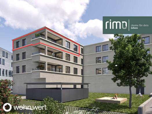 Wohnung zur Miete - Erstbezug 1.625 € 4 Zimmer 88,9 m² 3. Geschoss Wichnergasse 1a Feldkirch 6800