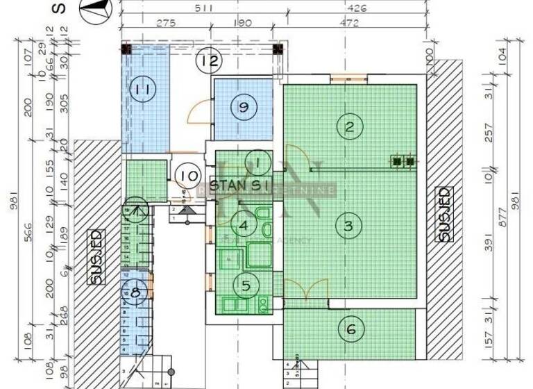 Wohnung zum Kauf 155.000 € 2 Zimmer 48 m² Klenovica, Novi Vinodolski Novi Vinodolski