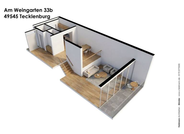Reihenmittelhaus zum Kauf 427.000 € 3 Zimmer 110 m² 357 m² Grundstück frei ab sofort Am Weingarten 33B Tecklenburg 49545