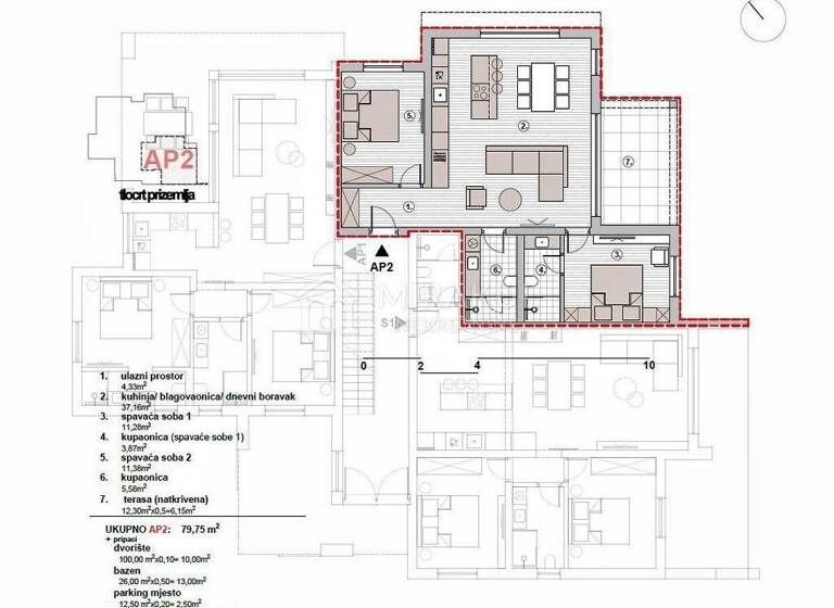 Wohnung zum Kauf 442.050 € 3 Zimmer 105 m² Betina, Tisno Tisno