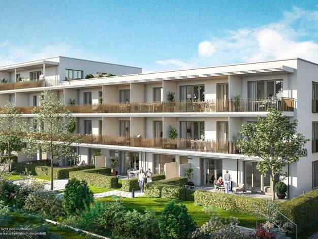 Wohnung zum Kauf - Erstbezug provisionsfrei 540.000 € 2 Zimmer 60,4 m² 1. Geschoss Lilli-Kurowski-Straße 1 Feldmoching-Hasenbergl München 80995