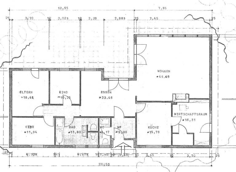 Bungalow zum Kauf 450.000 € 4 Zimmer 144 m² 2.407 m² Grundstück Kirchseelte 27243