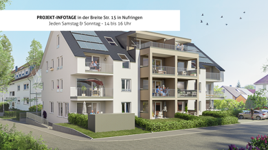 Wohnung zum Kauf - Neubau provisionsfrei als Kapitalanlage geeignet 524.000 € 3 Zimmer 70,8 m² teilbar ab 70,8 m² Breite Straße 15 Nufringen 71154