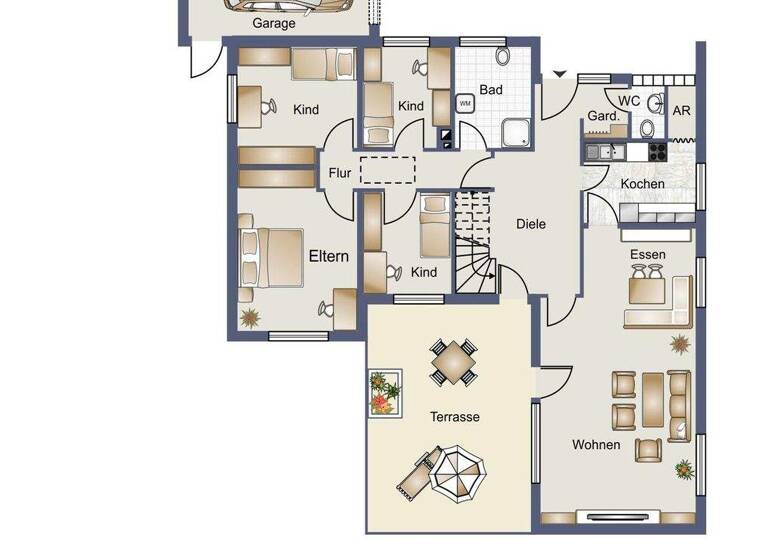 Bungalow zum Kauf 259.000 € 5 Zimmer 106,6 m² 536 m² Grundstück St. Arnold Neuenkirchen 48485