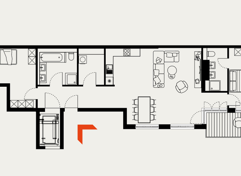 Wohnung zum Kauf provisionsfrei 795.000 € 3 Zimmer 114 m² 3. Geschoss Boxhagener Straße 12 Friedrichshain Berlin 10245